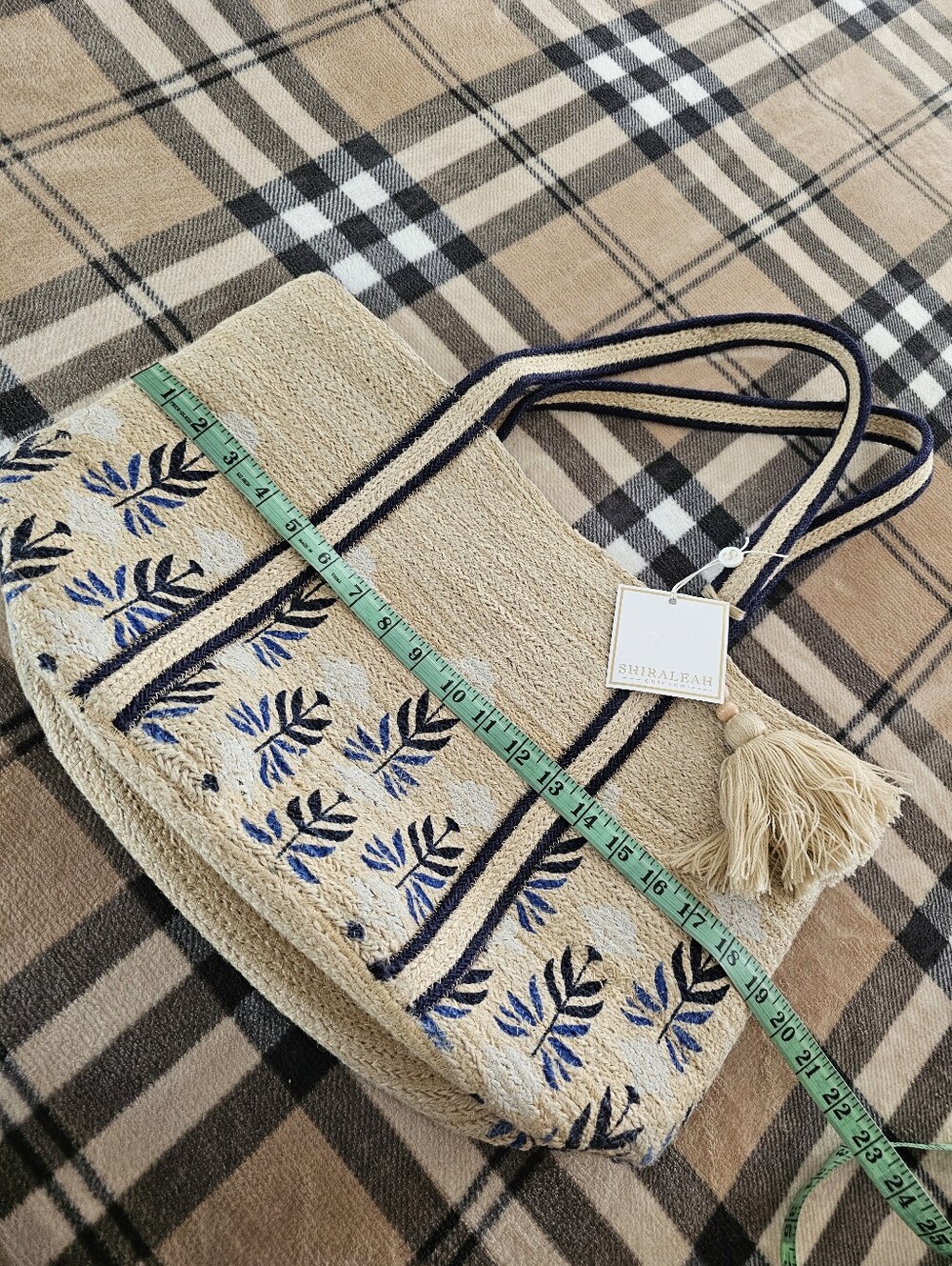 Shiraleah Natural Straw Tote - Picture 8 of 10